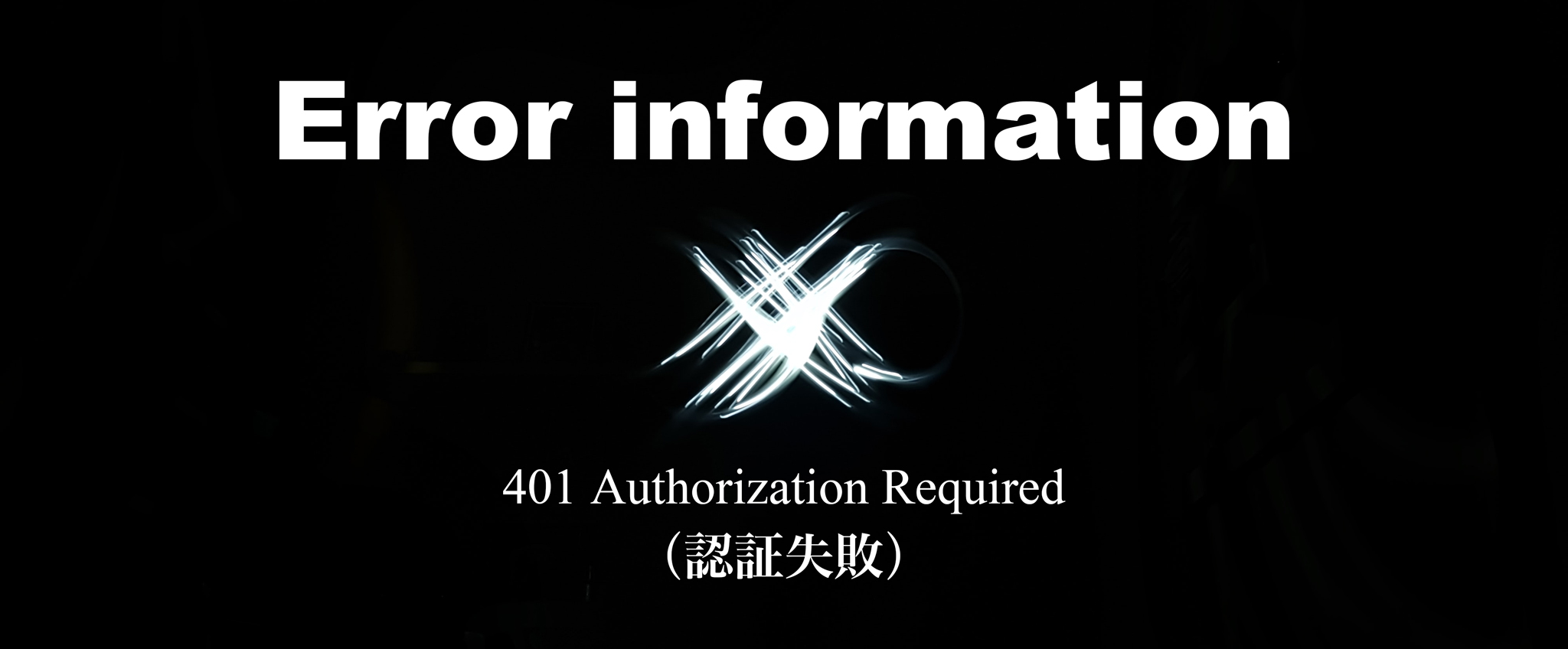 エラー情報401